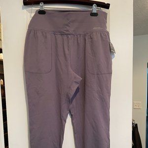 Eddie Bauer WR Movement Lux Studio Joggers, Boysenberry, NWT, Large